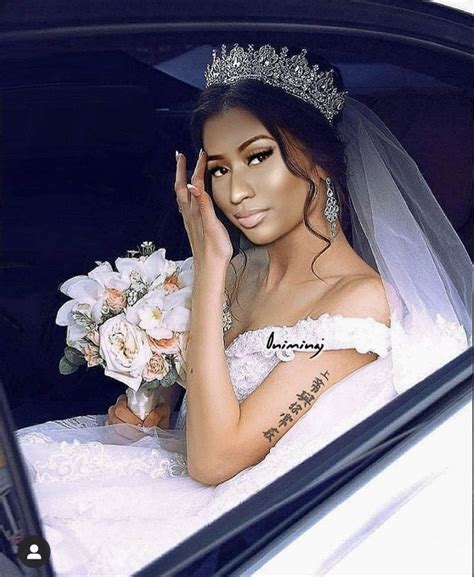 nicki minaj wedding gown.